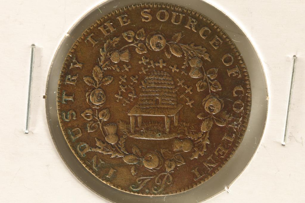 1801 CONDER TOKEN. THEY R MOSTLY 18TH CENTURY (1 of 2)