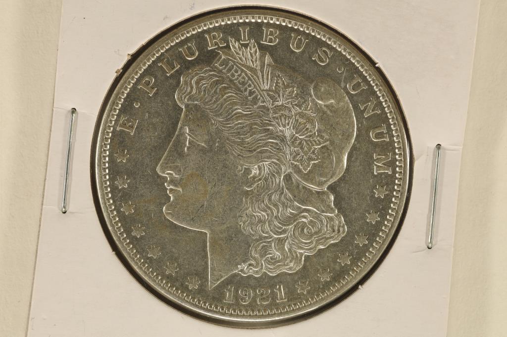 1921-S MORGAN SILVER DOLLAR (1 of 2)