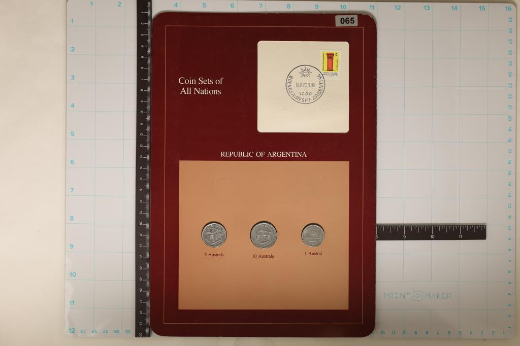 COIN SETS OF ALL NATIONS "REPUBLIC OF ARGENTINA" (1 of 2)