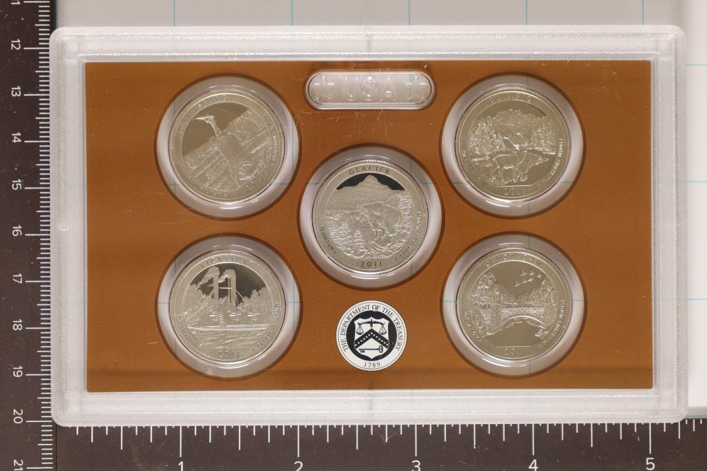 2011 US 50 STATE QUARTERS PROOF SET NO BOX (1 of 2)
