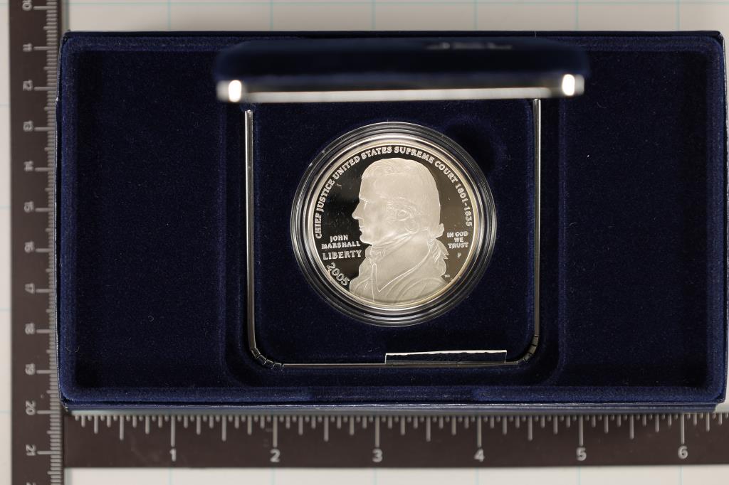 2005-P CHIEF JUSTICE MARSHALL PF SILVER DOLLAR (1 of 3)