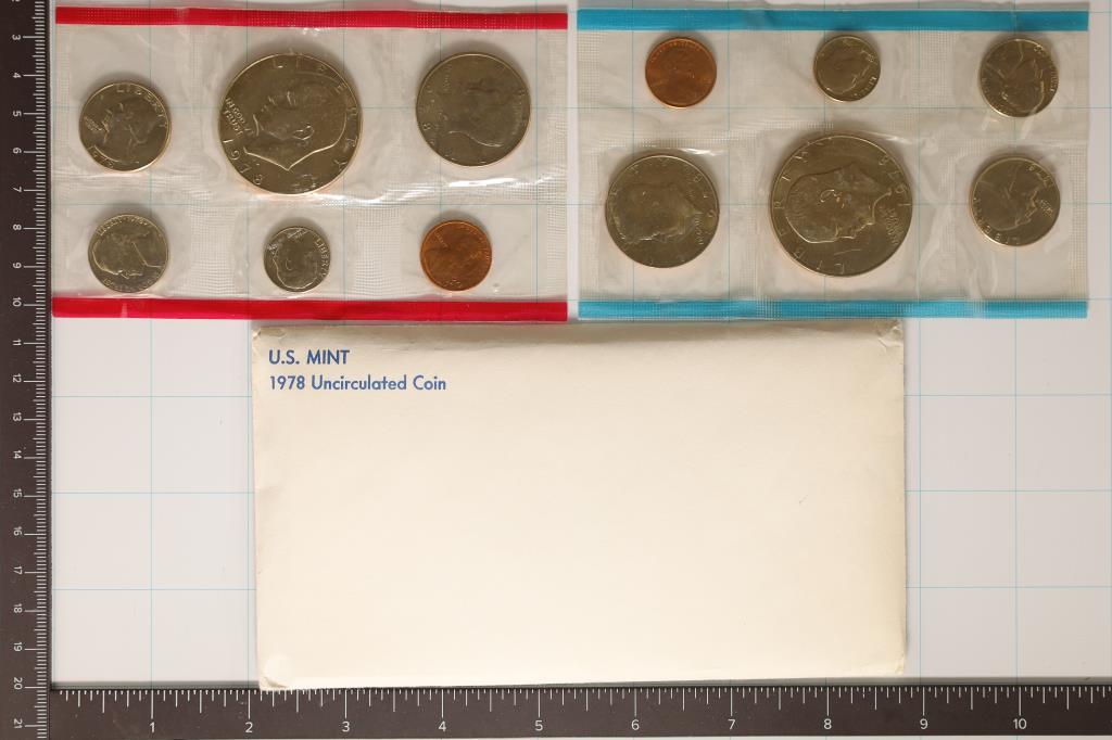 1978 US MINT SET (UNC) P/D (WITH ENVELOPE) (1 of 2)