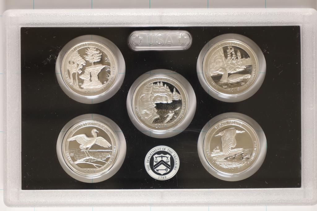 2018 SILVER US 50 STATE QUARTERS PROOF SET NOBOX (1 of 2)