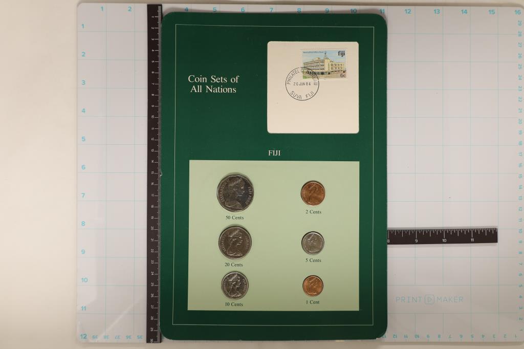 COIN SETS OF ALL NATIONS "FIJI" 6 COIN UNC SET ON (1 of 2)