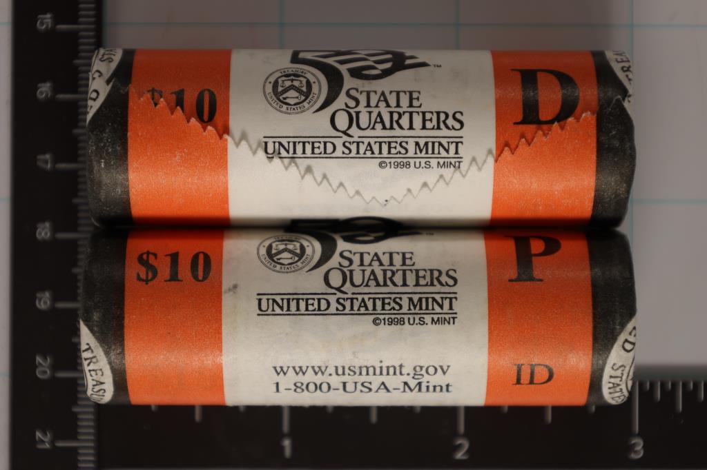 2 SOLID DATE ROLLS OF 2007 IDAHO P & D QUARTERS (1 of 1)