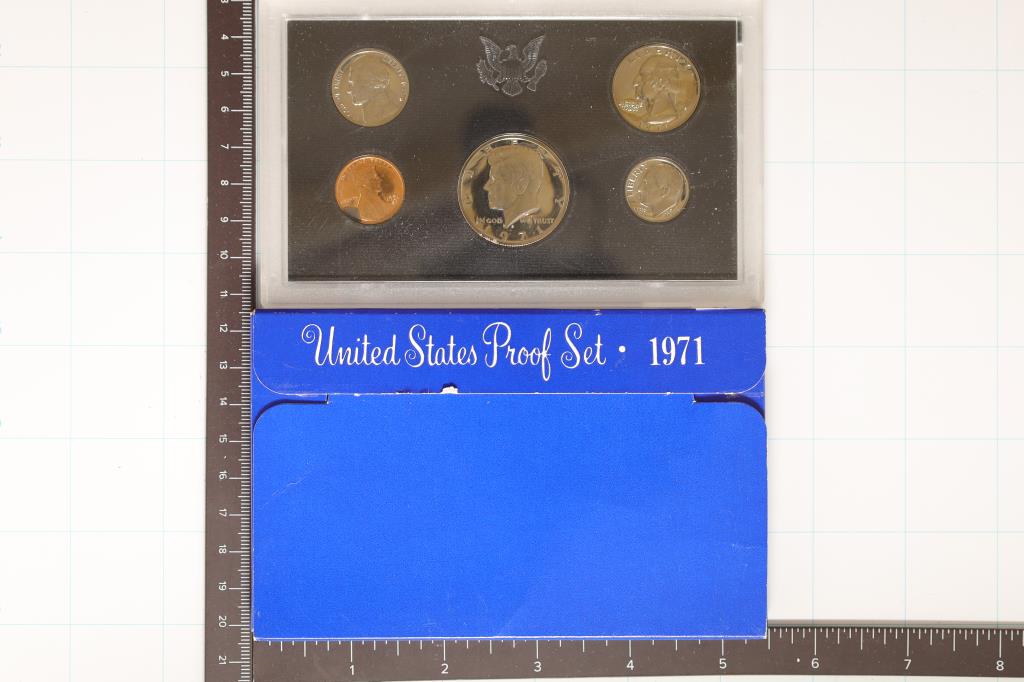 1971 US PROOF SET (WITH BOX) (1 of 2)