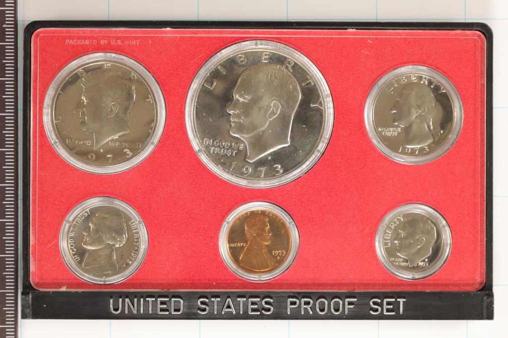 1973 US PROOF SET (WITHOUT BOX) (1 of 2)