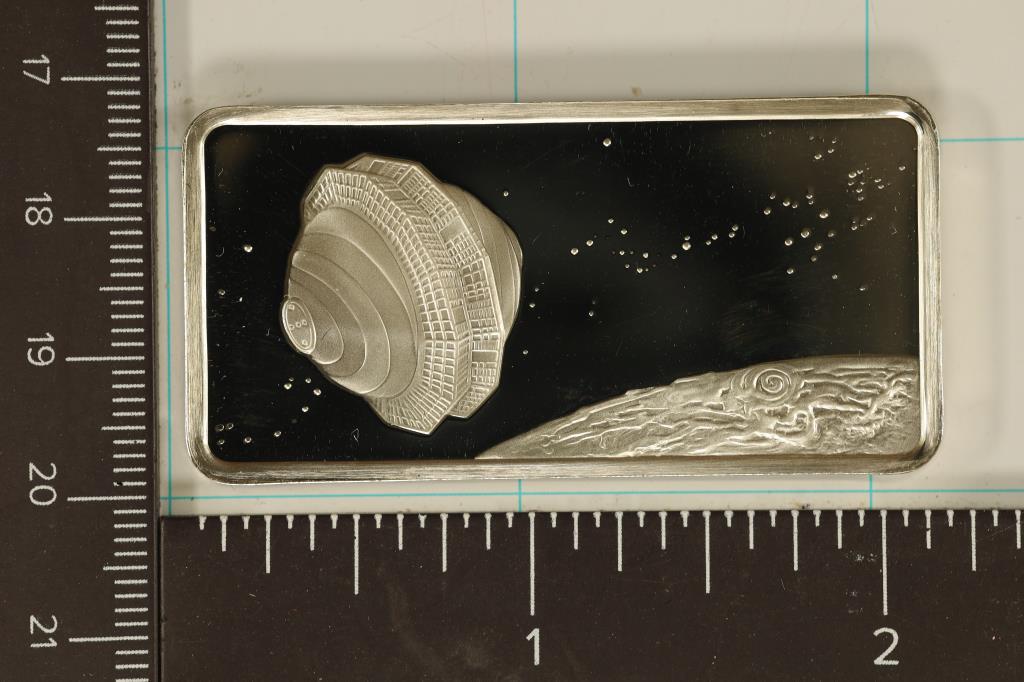 29.3 GRAMS STERLING SILVER PROOF AVIATION INGOT (1 of 2)