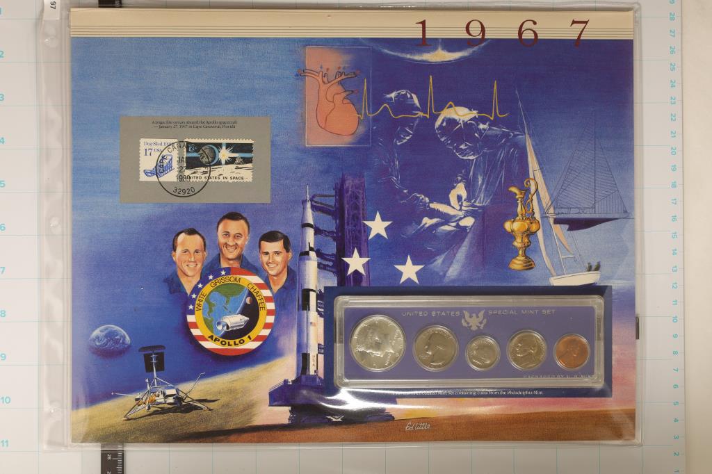 1967 US SPECIAL MINT SET "DEATH OF 3 APOLLO (1 of 2)