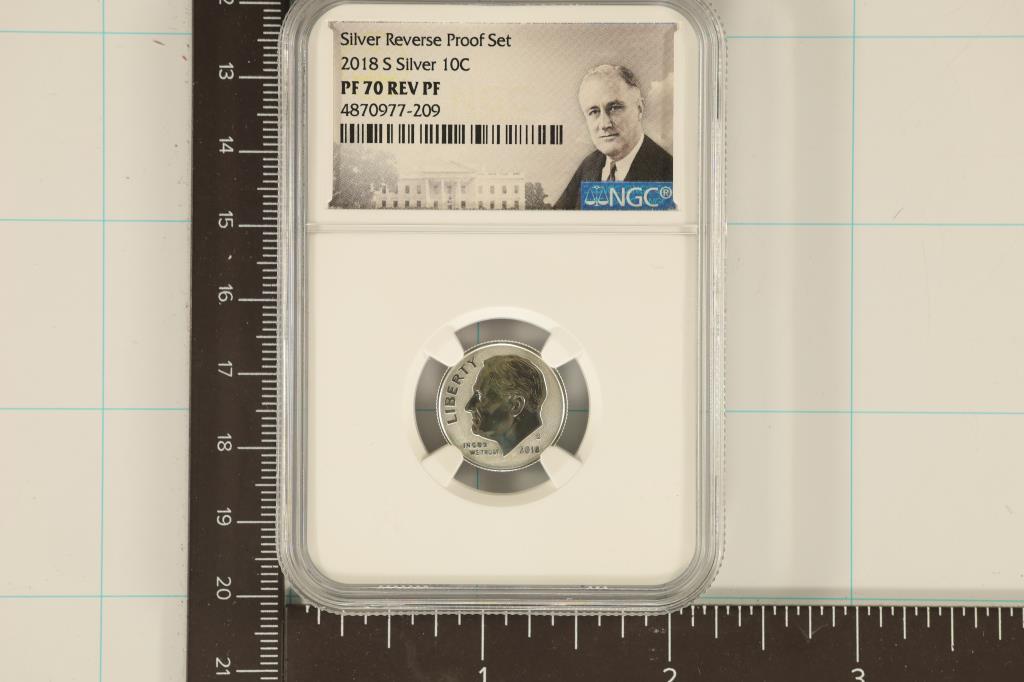 2018-S SILVER REVERSE PF ROOSEVELT DIME NGC (1 of 2)