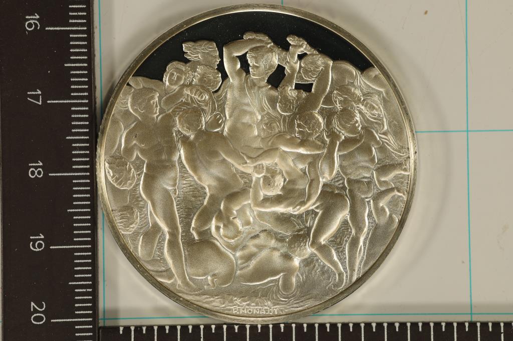 1.245 TROY OZ. STERLING SILVER PROOF ROUND BATTLE (1 of 2)