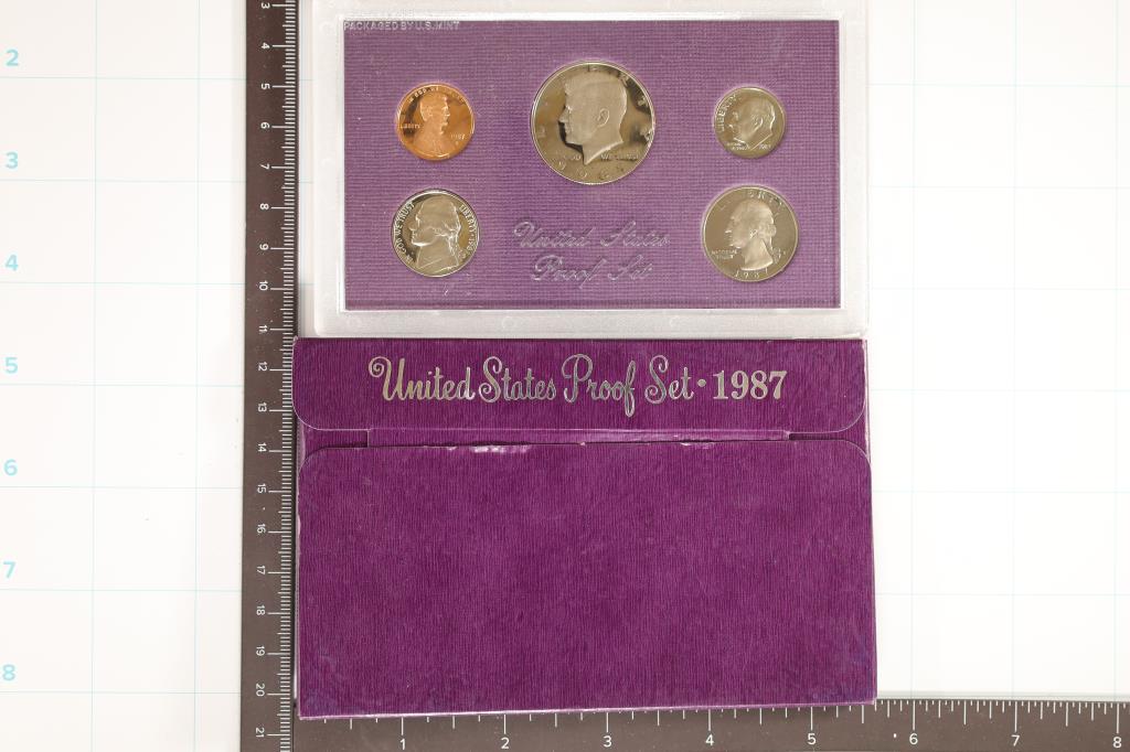 1987 US PROOF SET (WITH BOX) (1 of 2)