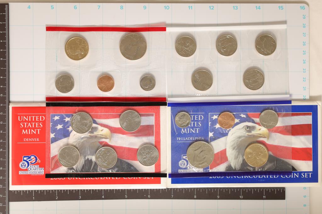 2003 US MINT SET (UNC) P/D (WITH ENVELOPE) (1 of 2)