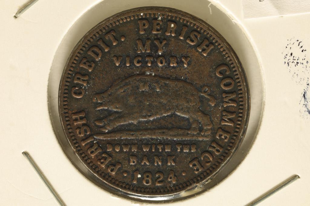 1824 HARD TIMES TOKEN HT-13R MY SUBSTITUTE FOR (1 of 2)