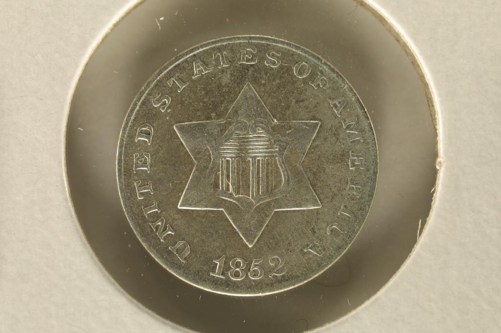 1852 THREE CENT PIECE (SILVER) (1 of 2)