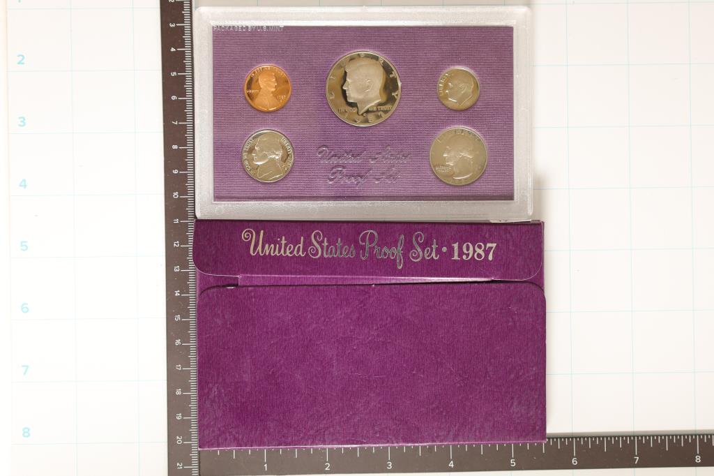 1987 US PROOF SET (WITH BOX) (1 of 2)