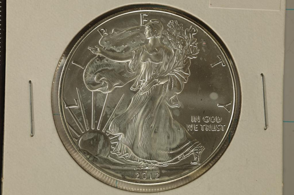 2012 AMERICAN SILVER EAGLE BRILLIANT UNC SOME (1 of 2)