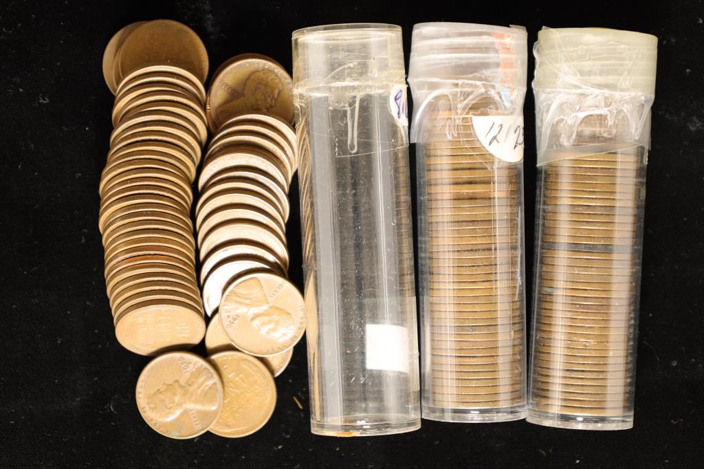 3 SOLID DATE ROLLS OF LINCOLN WHEAT CENTS 1946, (1 of 1)