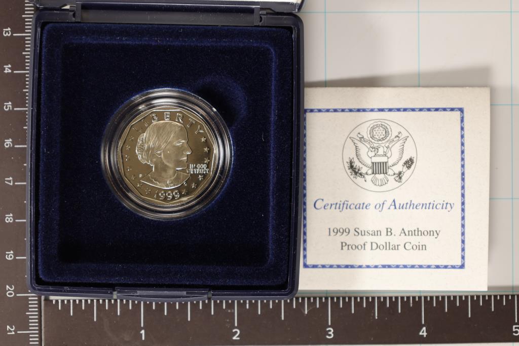 1999 SUSAN B. ANTHONY PROOF DOLLAR, APOLLO 11 (1 of 3)