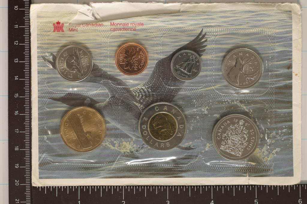 1997 CANADA 7 COIN UNC SET IN ENVELOPE (1 of 2)