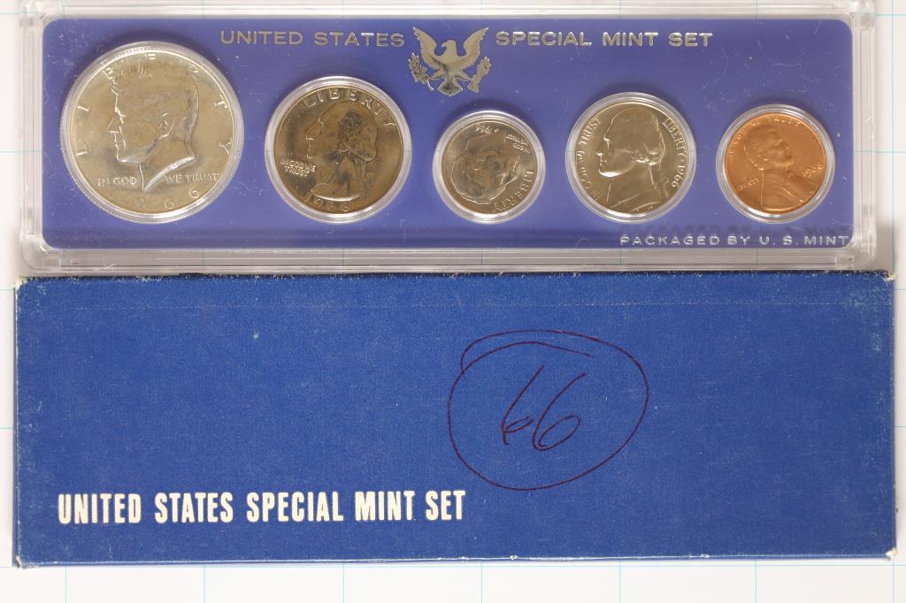 1966 US SPECIAL MINT SET WITH BOX (1 of 2)
