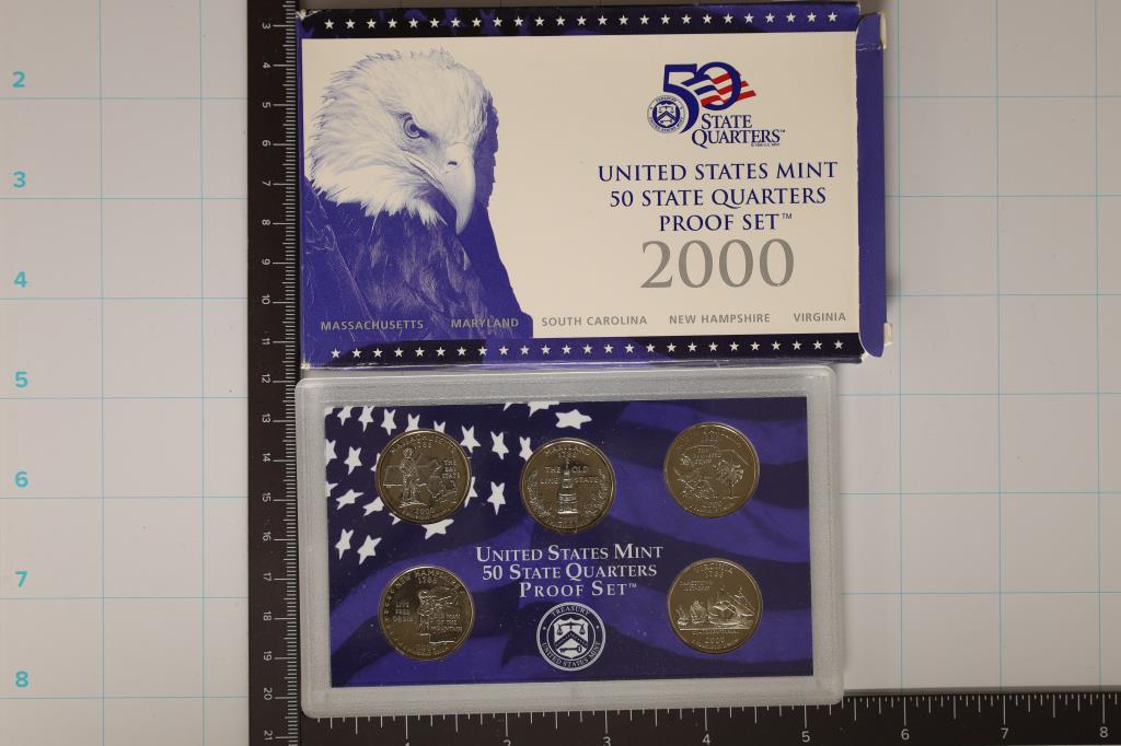 2000 US 50 STATE QUARTERS PROOF SET (1 of 2)
