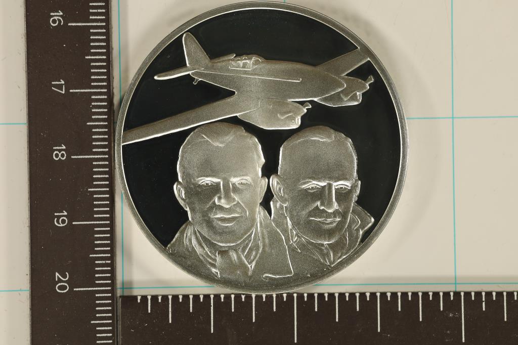 40.3 GRAMS PF STERLING SILVER AVIATION ROUND (1 of 2)