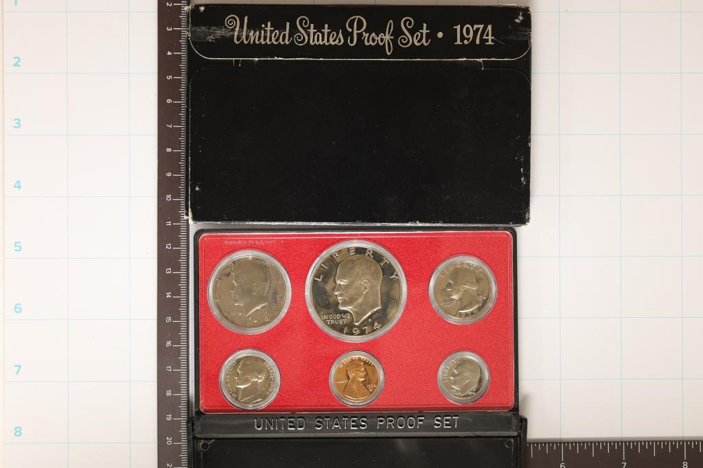 1974 US PROOF SET (WITH BOX) (1 of 2)
