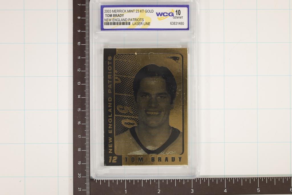 23KT GOLD 2003 MERRICK MINT "TOM BRADY" NEW (1 of 2)