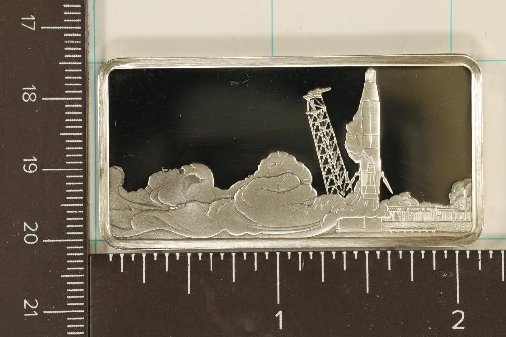 29.3 GRAMS PF STERLING SILVER INGOT ATLAS SPACE (1 of 2)
