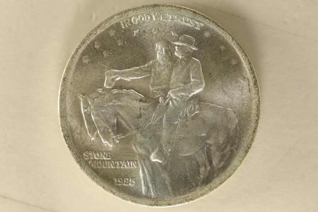 1925 STONE MOUNTAIN COMMEMORATIVE HALF DOLLAR BU (1 of 2)