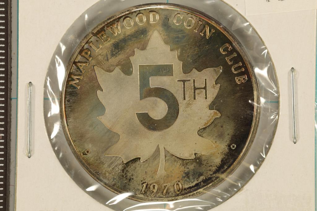 15 GRAM SILVER ROUND "1970 5TH MAPLEWOOD COIN (1 of 2)