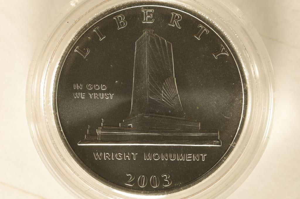 2003-P US UNC HALF DOLLAR FIRST FLIGHT CENTENNIAL (1 of 2)