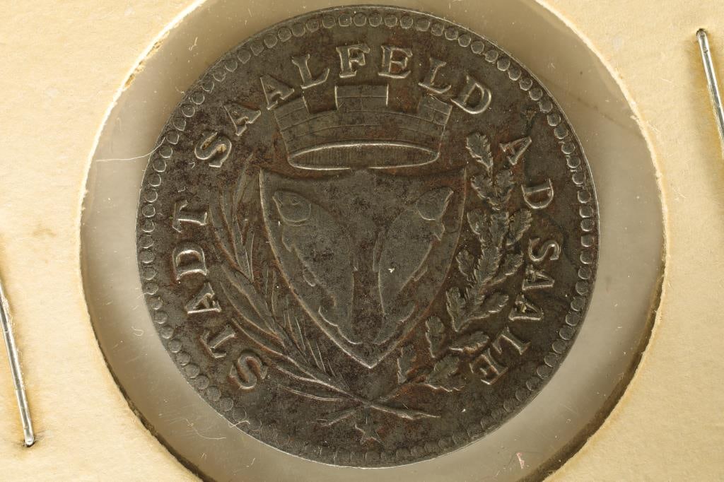 1918 SAALFELD 50 PFENNIG GERMAN NOTGELD (1 of 2)