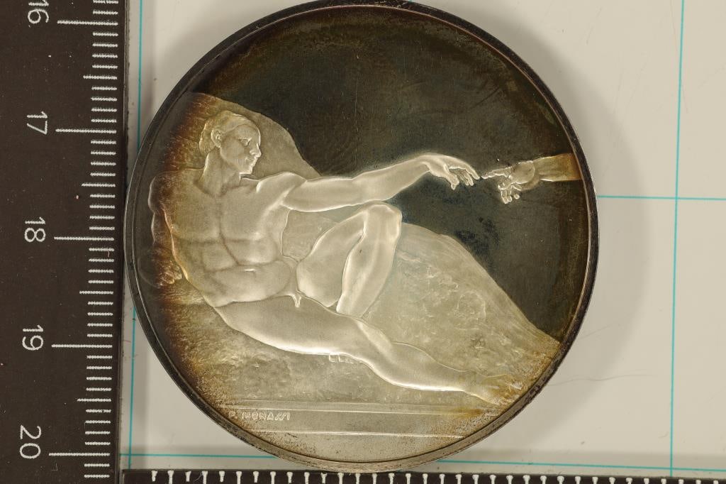 1.32 TROY OZ. STERLING SILVER PROOF ROUND "THE (1 of 2)