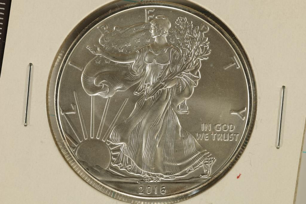 2016 AMERICAN SILVER EAGLE BRILLIANT UNC (1 of 2)