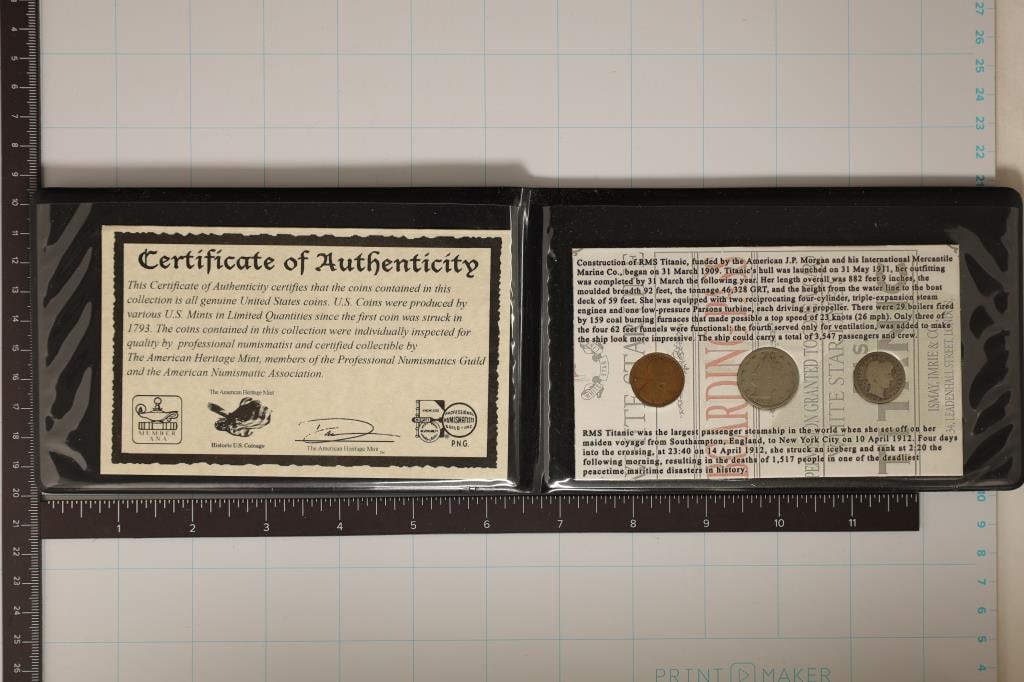 1912 COIN COLLECTION FROM THE YEAR THE TITANIC (1 of 4)