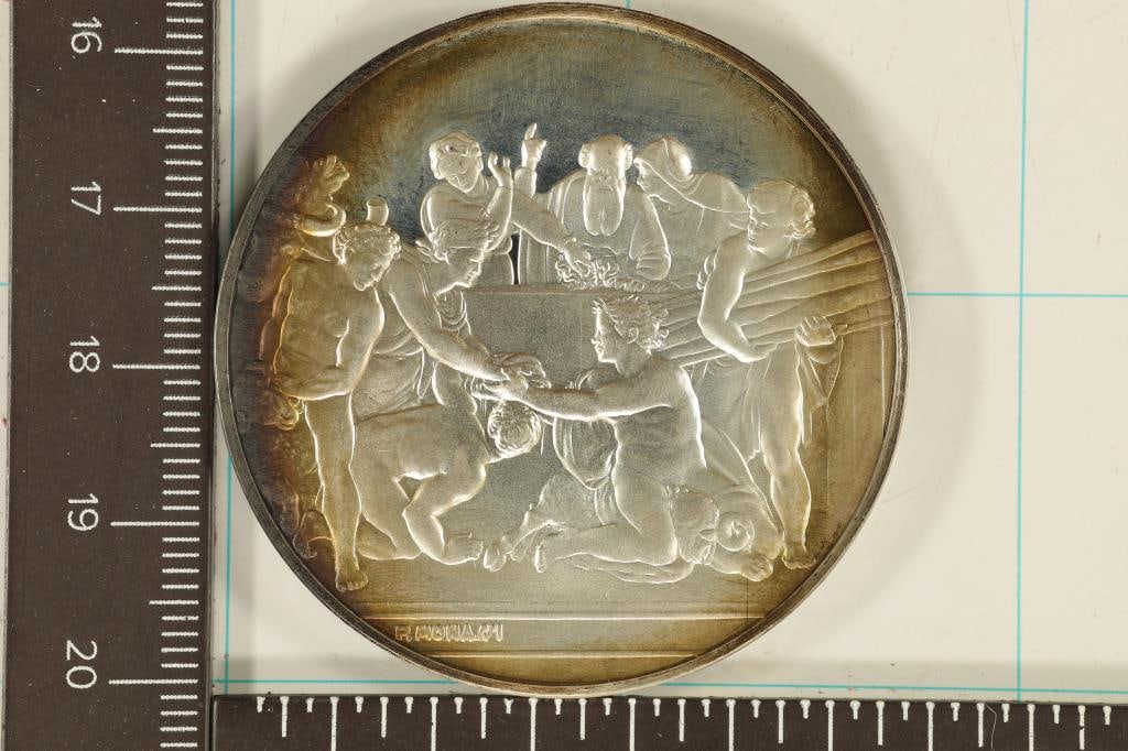 1.34 TROY OZ. STERLING SILVER PROOF ROUND "NOAH'S (1 of 2)