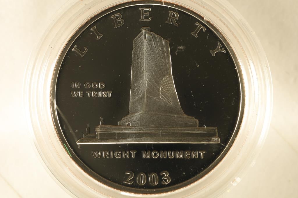 2003-P US PROOF HALF DOLLAR "FIRST FLIGHT (1 of 2)