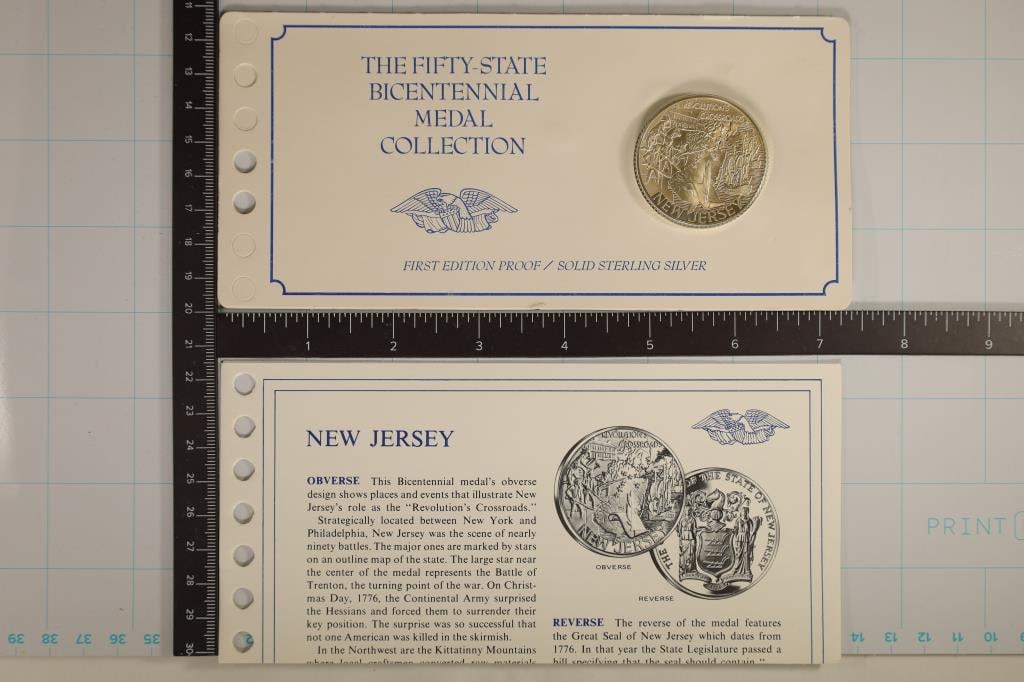 STERLING SILVER PF ROUND 1.04167 OZ. ASW 50 (1 of 2)