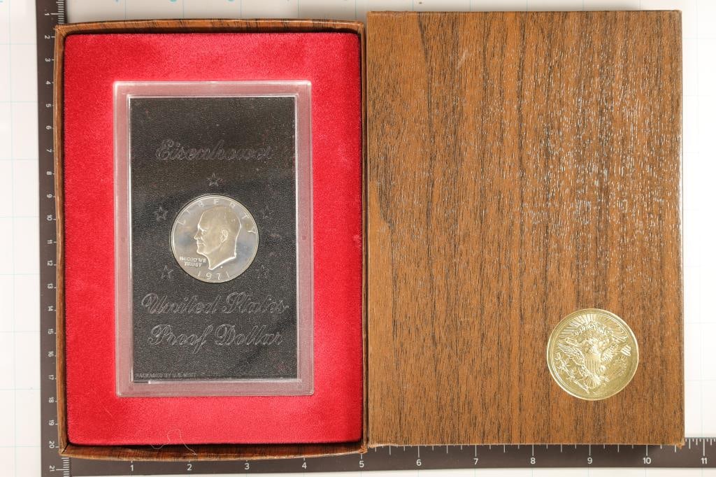 1971-S IKE SILVER DOLLAR (BROWN PACK) (1 of 2)