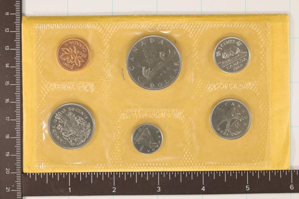 1968 CANADA UNC SET WITH ENVELOPE (1 of 2)