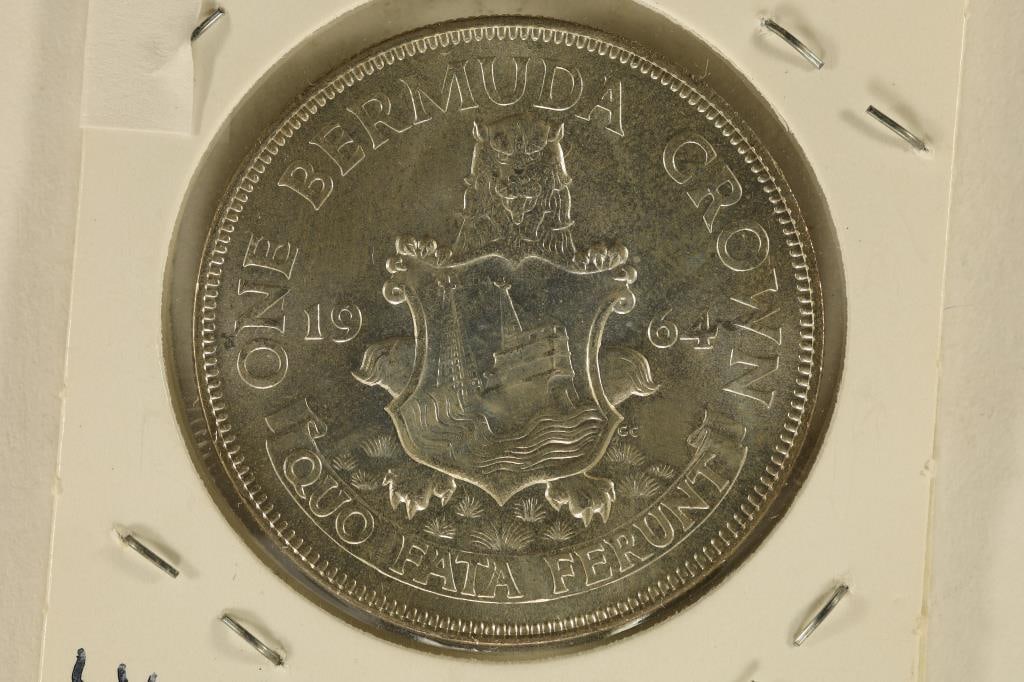 1964 BERMUDA SILVER CROWN (BRILLIANT UNC) WATCH (1 of 2)