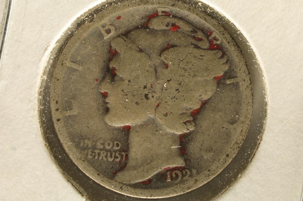 1921 MERCURY DIME (KEY DATE) WATCH FOR OUR NEXT (1 of 2)