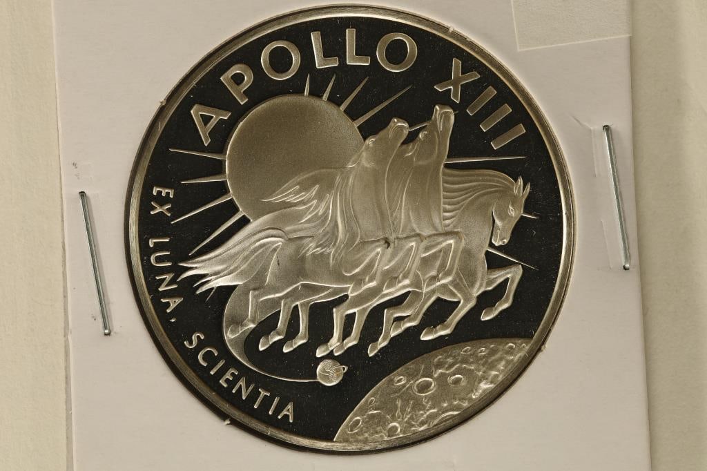 .71 OZ STERLING SILVER PF OFFICIAL MANNED SPACE (1 of 2)