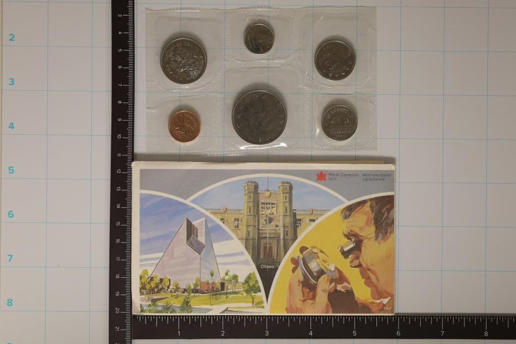 1984 CANADA UNC SET WITH ENVELOPE IN ENVELOPE: WATCH FOR OUR NEXT AUCTION ON (MONDAY OCT. 2ND, 2023) AT 7PM EDT. THANKS FOR YOUR BUSINESS.