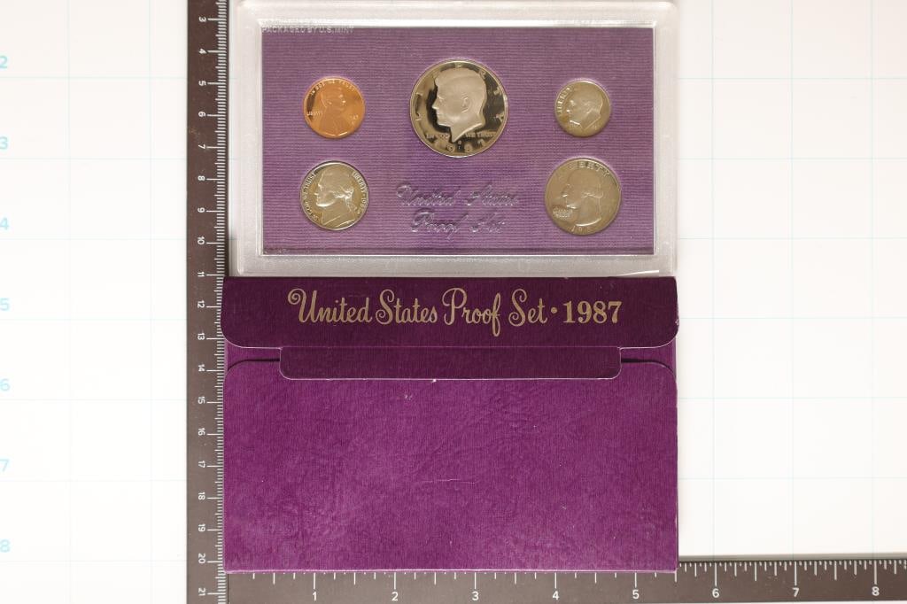 1987 US PROOF SET (WITH BOX) (1 of 2)