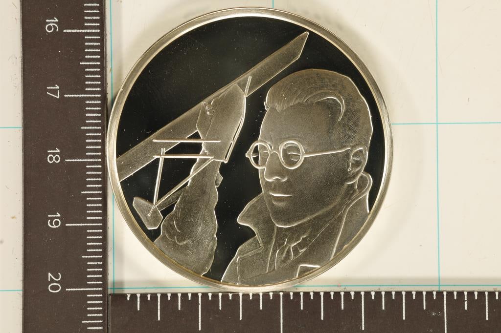 1.37 OZ STERLING SILVER PROOF AVIATION ROUND (1 of 2)