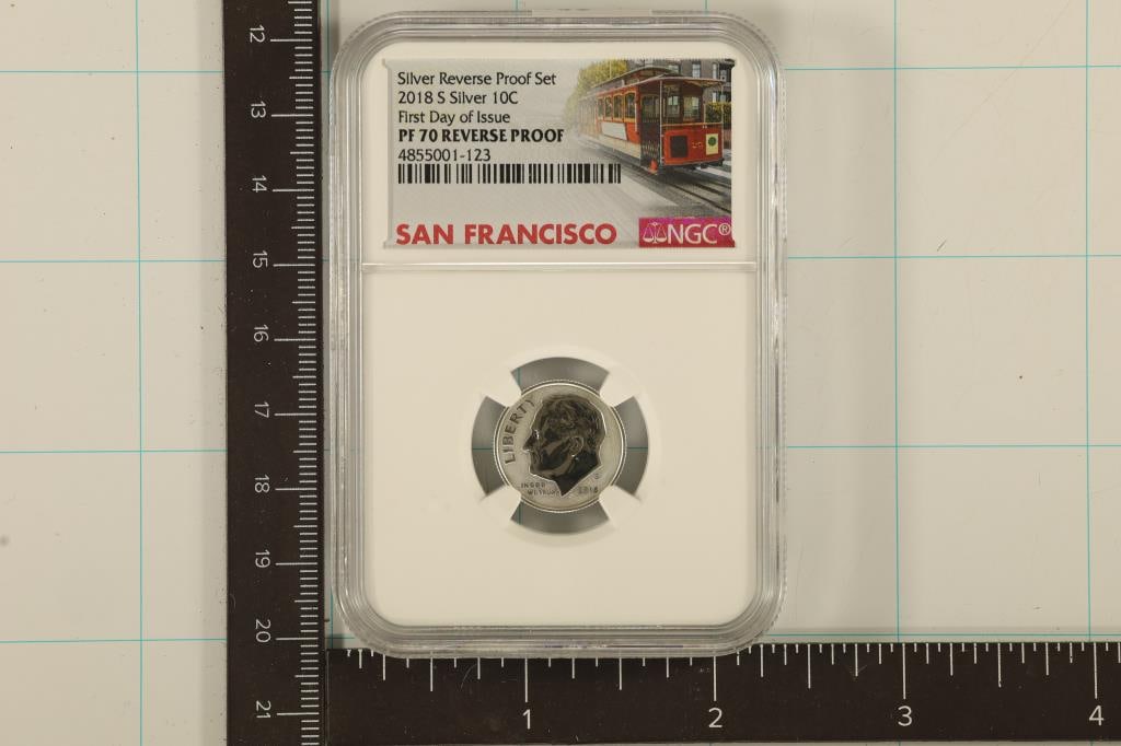 2018-S SILVER ROOSEVELT DIME NGC PF70 REVERSE (1 of 2)