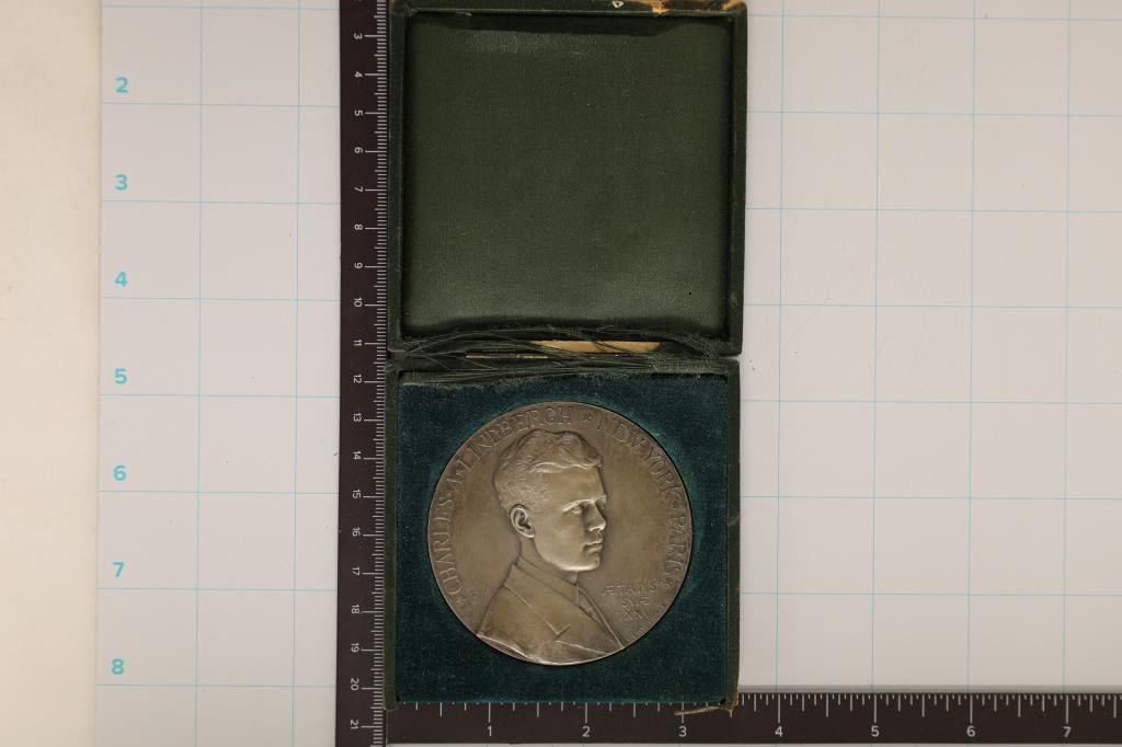 SILVER 1927 CHARLES A. LINDBERGH TRANS ATLANTIC (1 of 4)